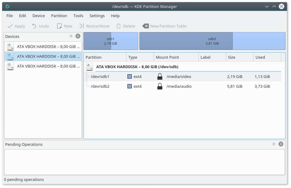 Плагины для gpt. Kde Partition Manager на русском.